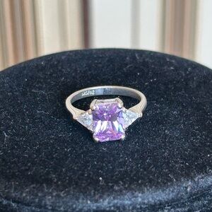 Purple stone ring